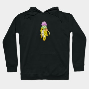 Swirly Banana Ice Cream Hoodie